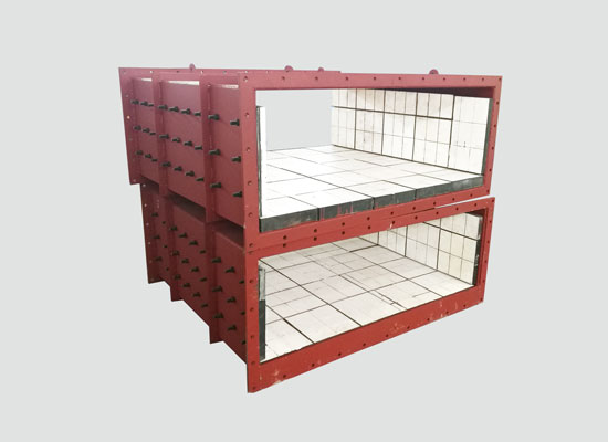 立磨進(jìn)料溜槽_入磨溜槽耐磨陶瓷襯板